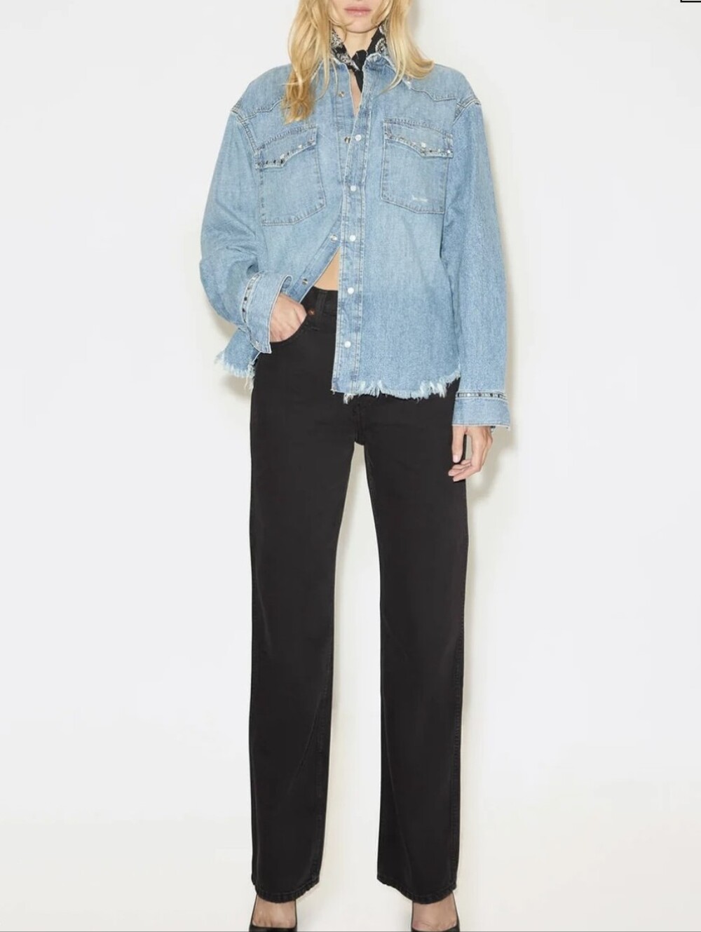 NWT RE/DONE 90s Black High-Rise Loose Jeans